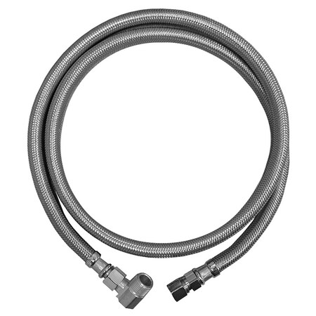 1/2 In. X 3/8 In. OD X MIP Flexible Stainless Steel Dishwasher Connector 60 In. Length